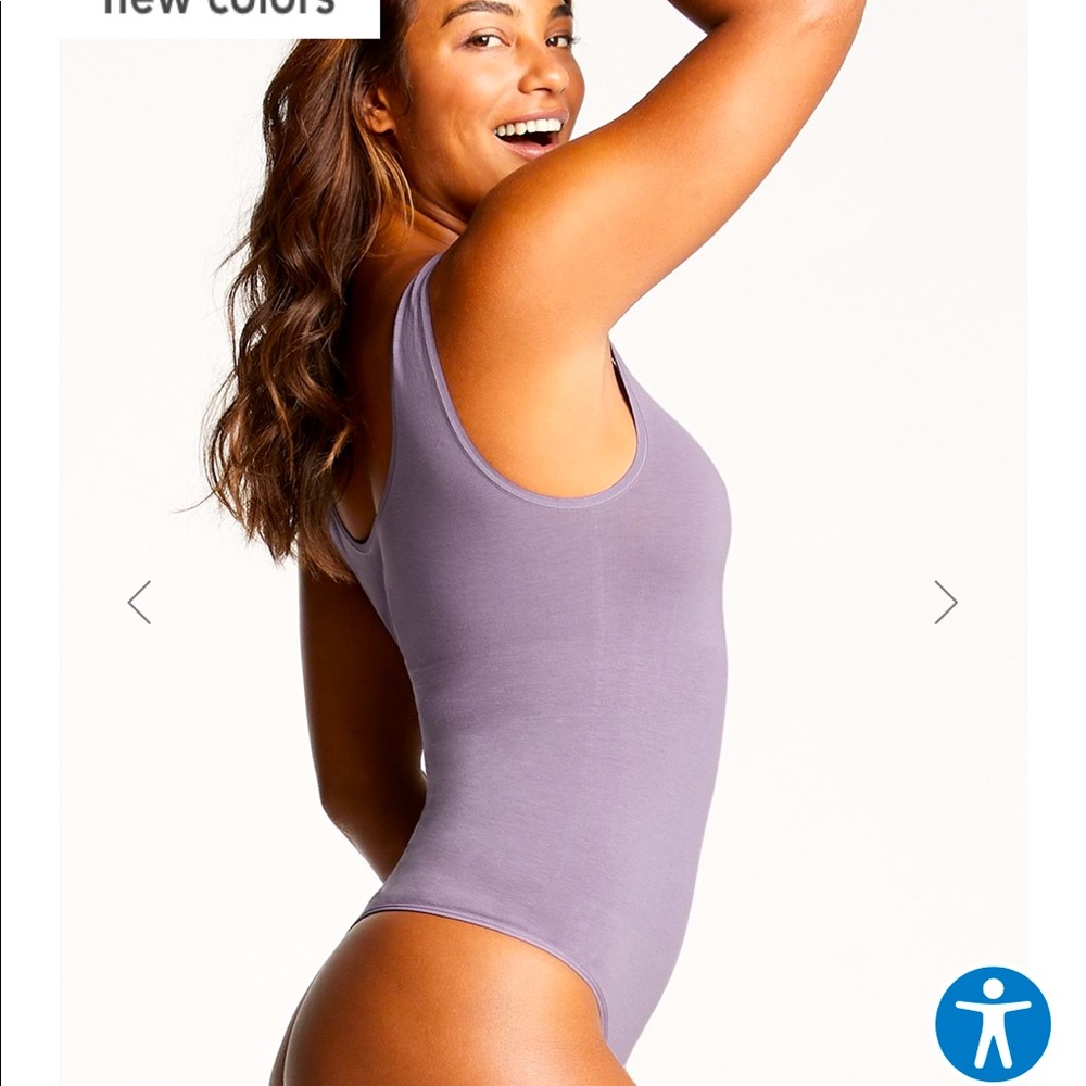 Ruby Cotton Shaping Thong Back Bodysuit- new!